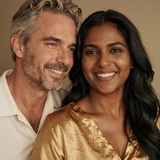 Success story couple Thomas and Lakshmi who connected through Indian dating on 92 Dating