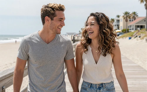 David and Maria Filipino-Canadian couple engaged through online dating platform