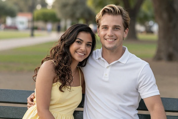David and Maria international couple from USA and Philippines met online