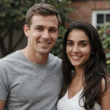 Success story couple Daniel and Madina who met through Tajik dating on 92 Dating